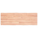 Bordplate lysebrun 120x40x(2-4)cm behandlet heltre naturlig