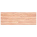 Bordplate lysebrun 140x50x(2-4)cm behandlet heltre naturlig
