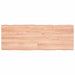 Bordplate lysebrun 140x50x(2-6)cm behandlet heltre naturlig