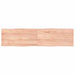 Bordplate lysebrun 160x40x(2-4)cm behandlet heltre naturlig
