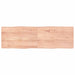 Bordplate lysebrun 160x50x(2-4)cm behandlet heltre naturlig