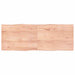 Bordplate lysebrun 160x60x(2-4)cm behandlet heltre naturlig