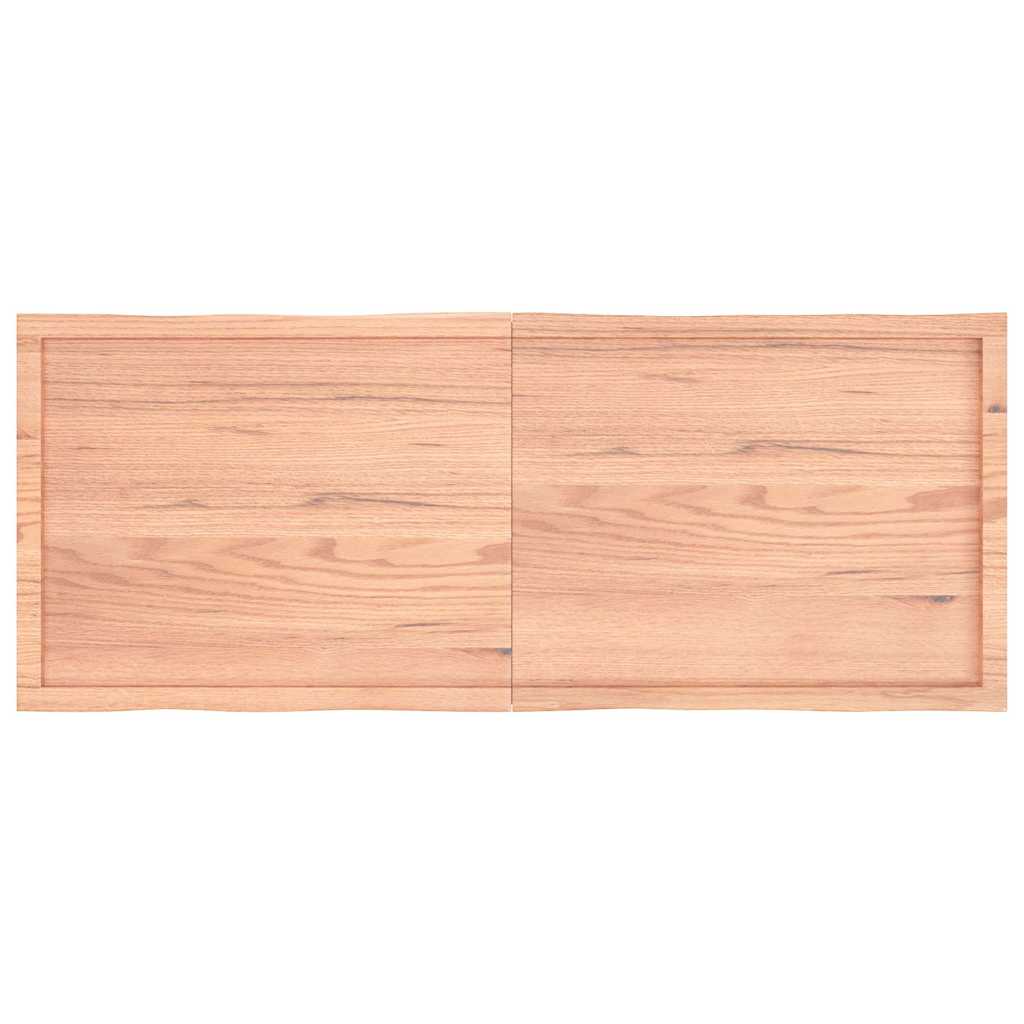 Bordplate lysebrun 160x60x(2-4)cm behandlet heltre naturlig
