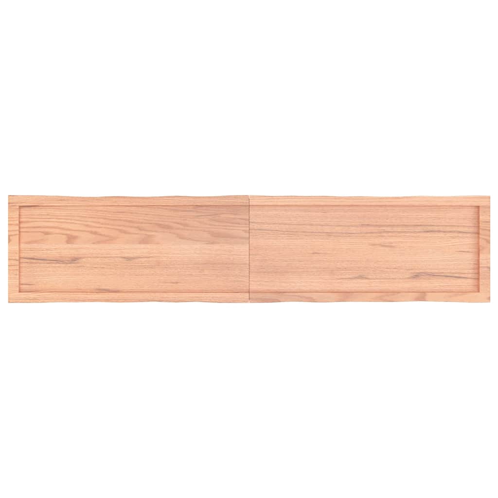 Bordplate lysebrun 180x40x(2-4)cm behandlet heltre naturlig