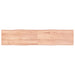 Bordplate lysebrun 180x40x(2-6)cm behandlet heltre naturlig