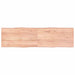 Bordplate lysebrun 180x50x(2-6)cm behandlet heltre naturlig