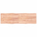 Bordplate lysebrun 200x60x(2-4)cm behandlet heltre naturlig