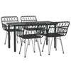 Hagespisegruppe 5 deler svart polyrotting