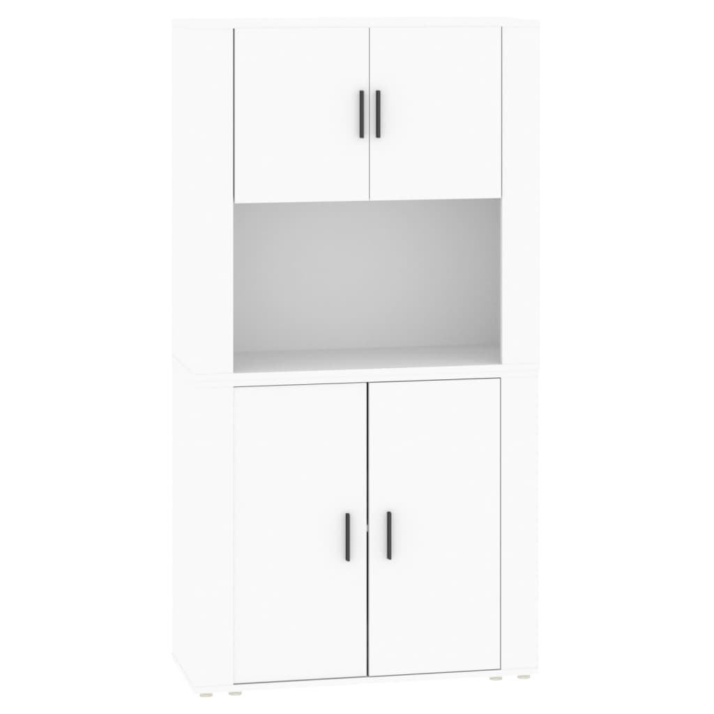 Highboard hvit konstruert tre vidaXL