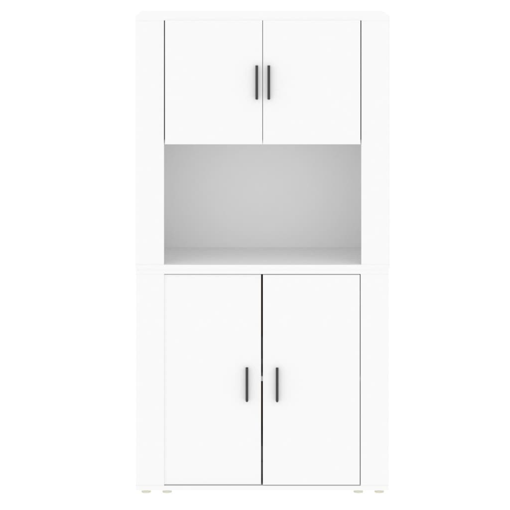 Highboard hvit konstruert tre vidaXL