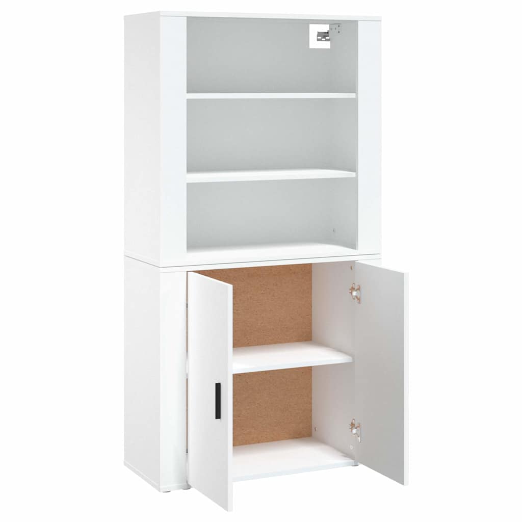 Highboard hvit konstruert tre vidaXL