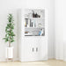 Highboard hvit konstruert tre vidaXL