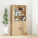 Highboard sonoma eik konstruert tre vidaXL