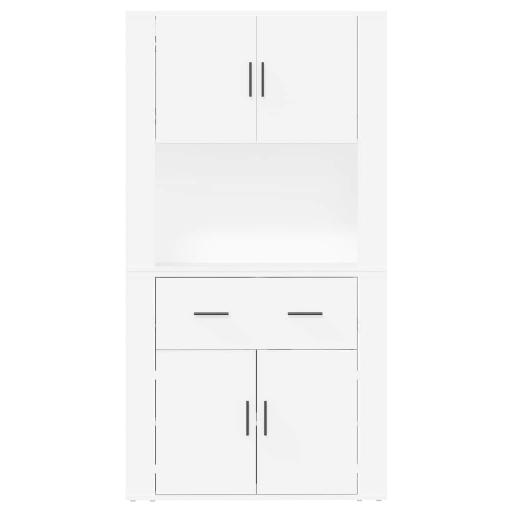 Highboard hvit konstruert tre vidaXL