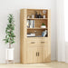 Highboard sonoma eik konstruert tre