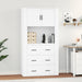 Highboard hvit konstruert tre