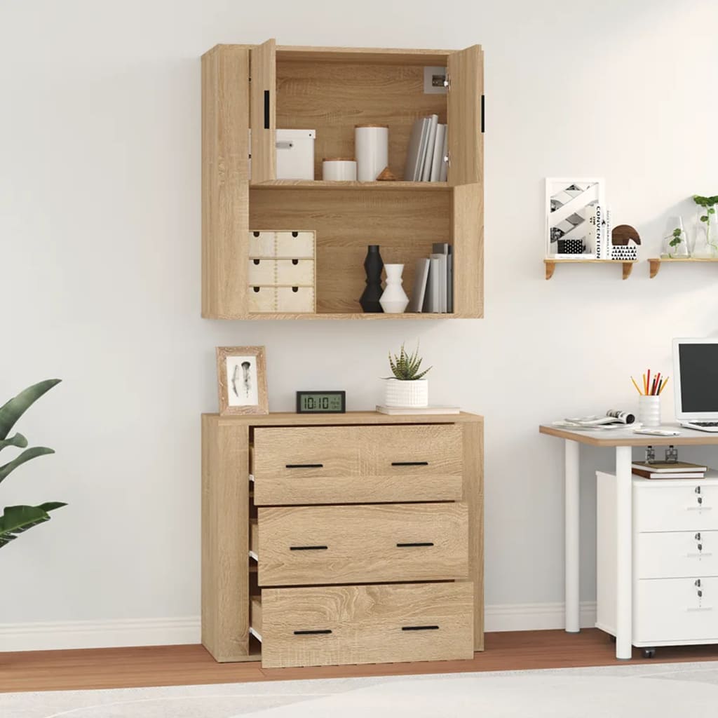 Highboard sonoma eik konstruert tre