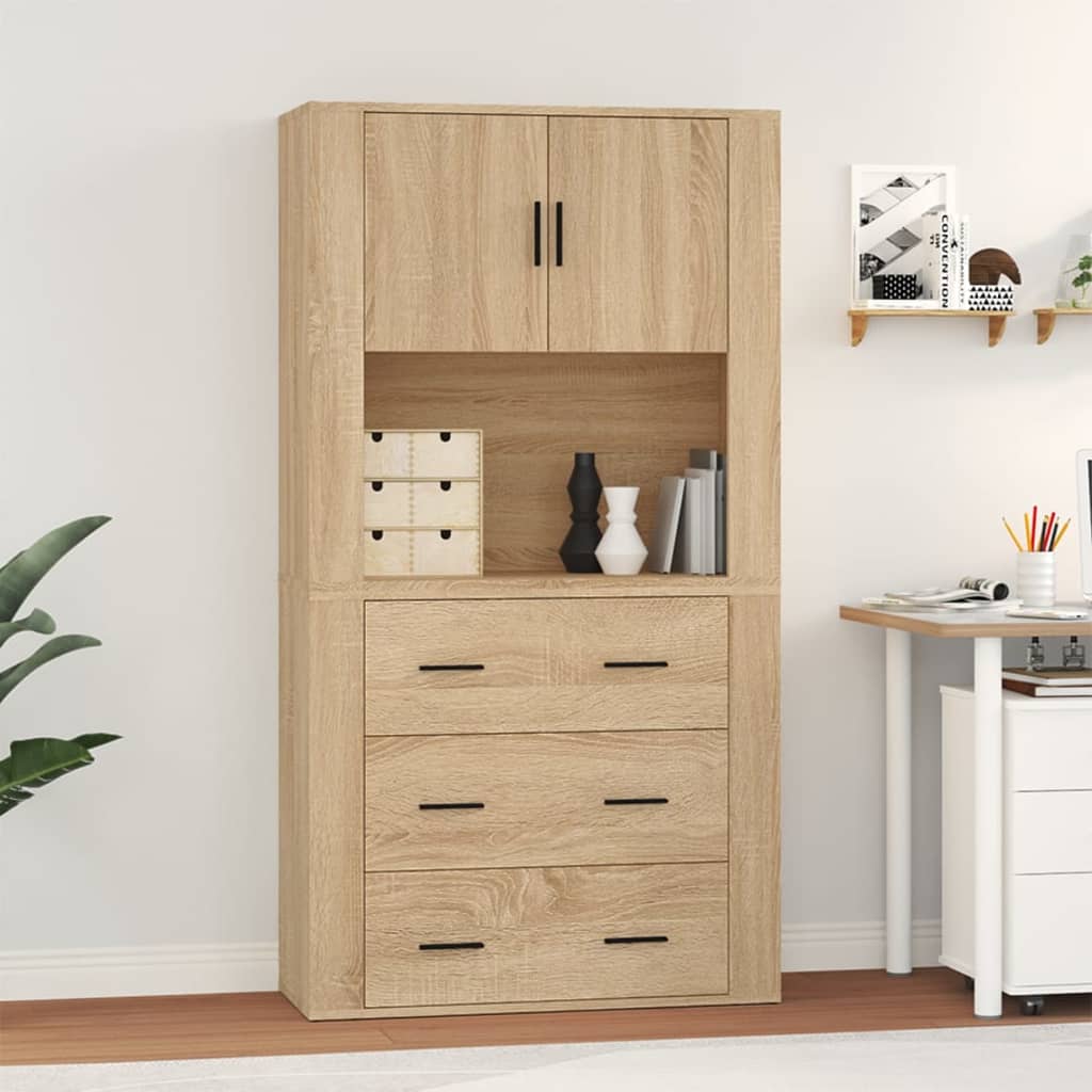 Highboard sonoma eik konstruert tre