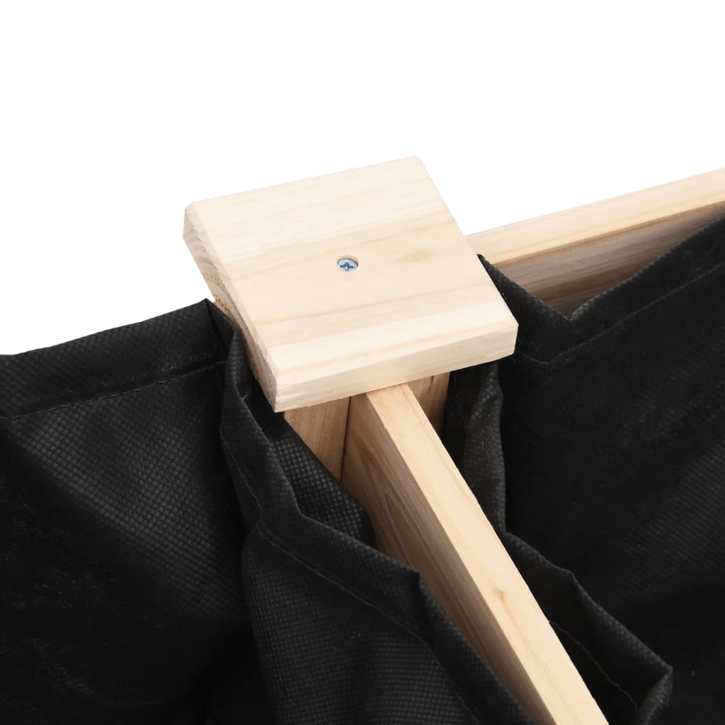 Plantekasse med foring 161x45x76 cm heltre gran vidaXL
