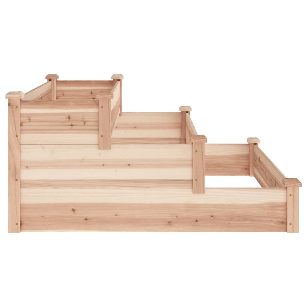 Høybed 120x120x56 cm heltre gran vidaXL