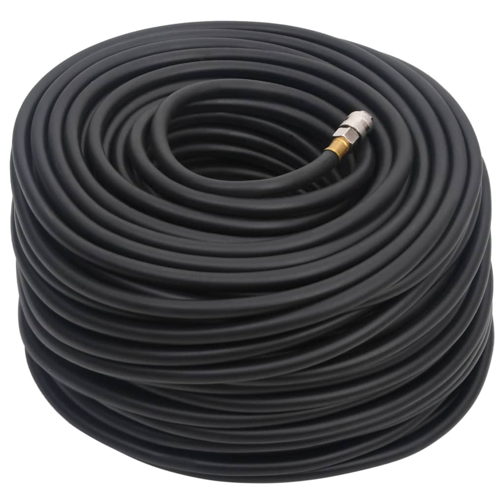 Luftslange svart 50 m hybrid gummi og PVC