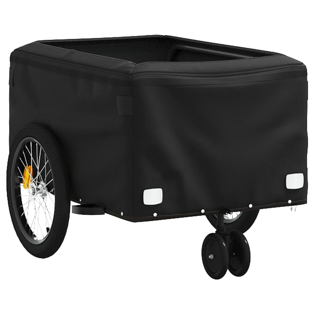 Sykkelvogn svart og grå 30 kg jern