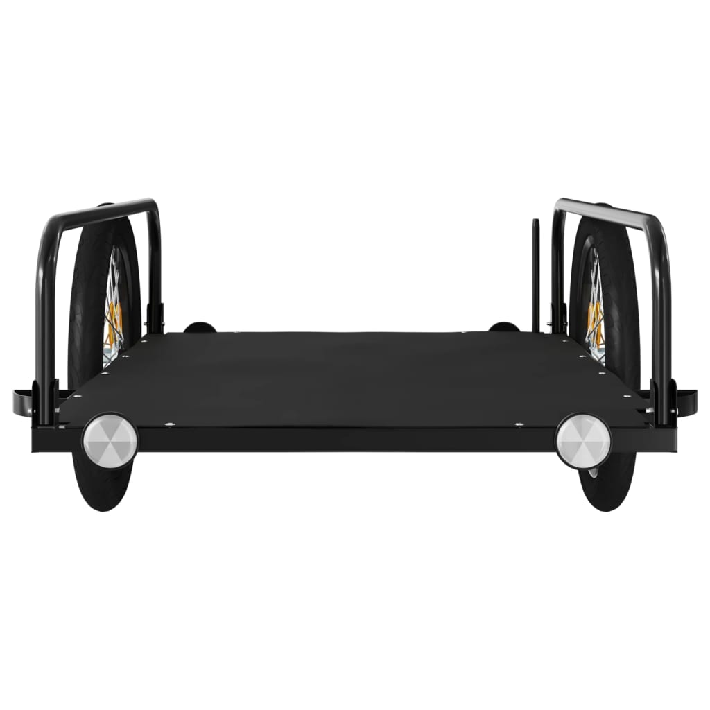 Sykkelhenger svart 135x70x37 cm jern vidaXL