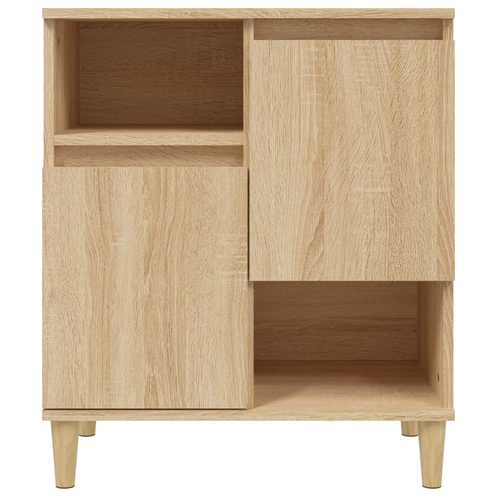 Skjenker 2 stk sonoma eik 60x35x70 cm konstruert tre