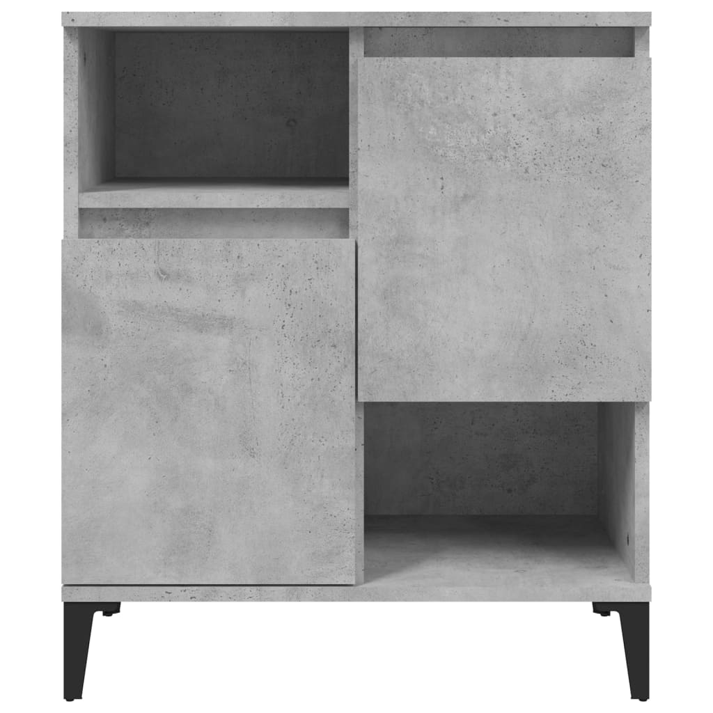 Skjenker 2 stk betonggrå 60x35x70 cm konstruert tre