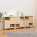 Skjenker 3 stk sonoma eik 60x35x70 cm konstruert tre