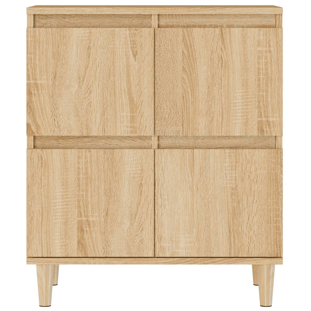Skjenker 2 stk sonoma eik 60x35x70 cm konstruert tre