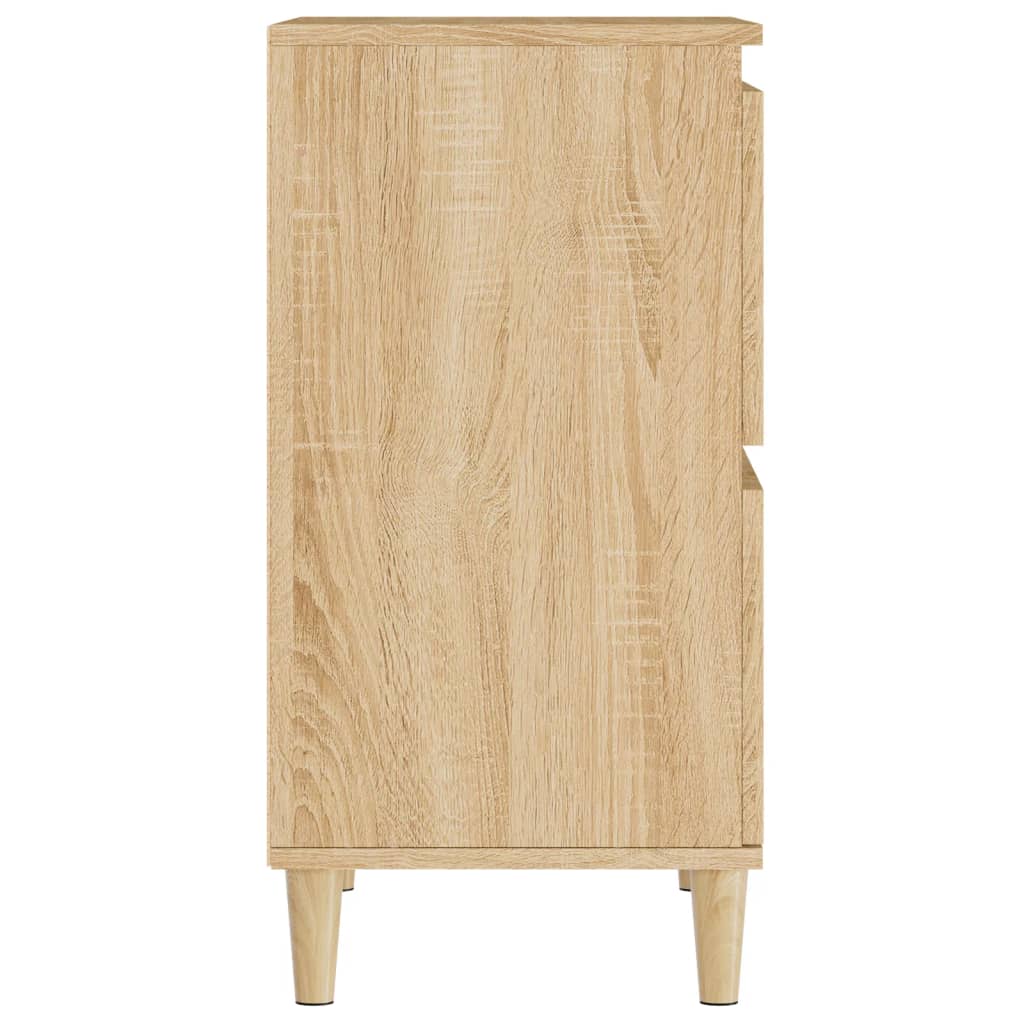 Skjenker 3 stk sonoma eik 60x35x70 cm konstruert tre