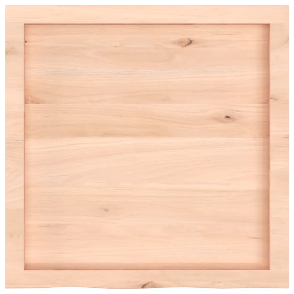 Bordplate 60x60x(2-6) cm ubehandlet heltre eik