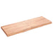 Bordplate lysebrun 140x50x(2-6) cm behandlet heltre eik