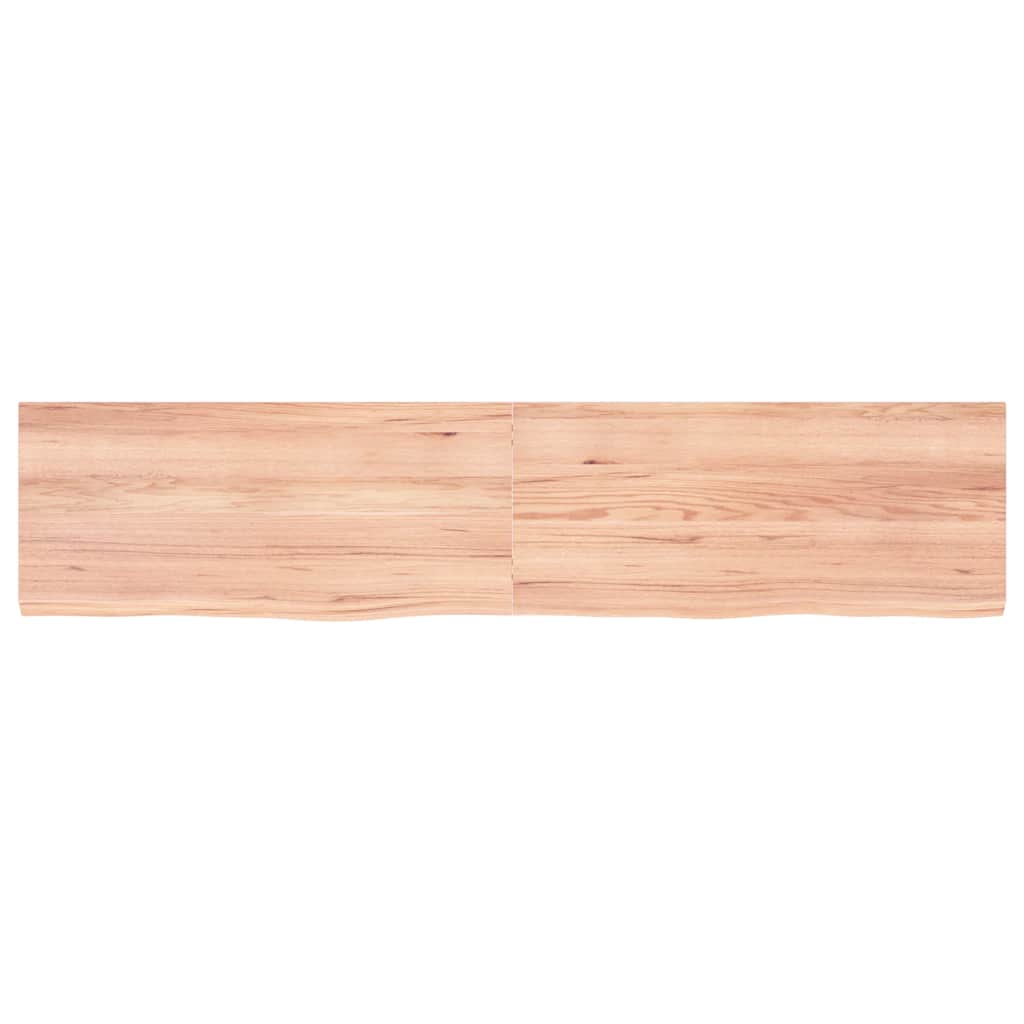 Bordplate lysebrun 180x40x(2-4) cm behandlet heltre eik