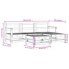 Hagesofagruppe hvit 5 deler heltre furu
