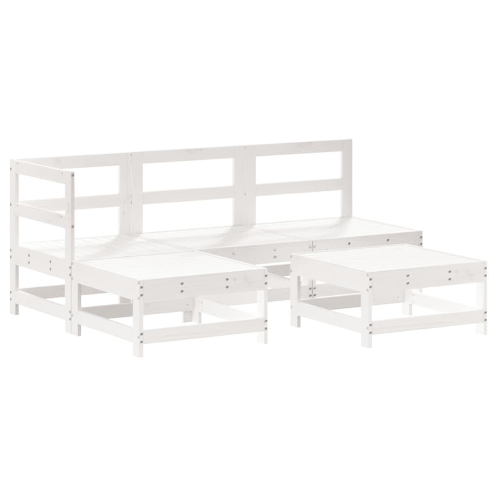Hagesofagruppe hvit 5 deler heltre furu