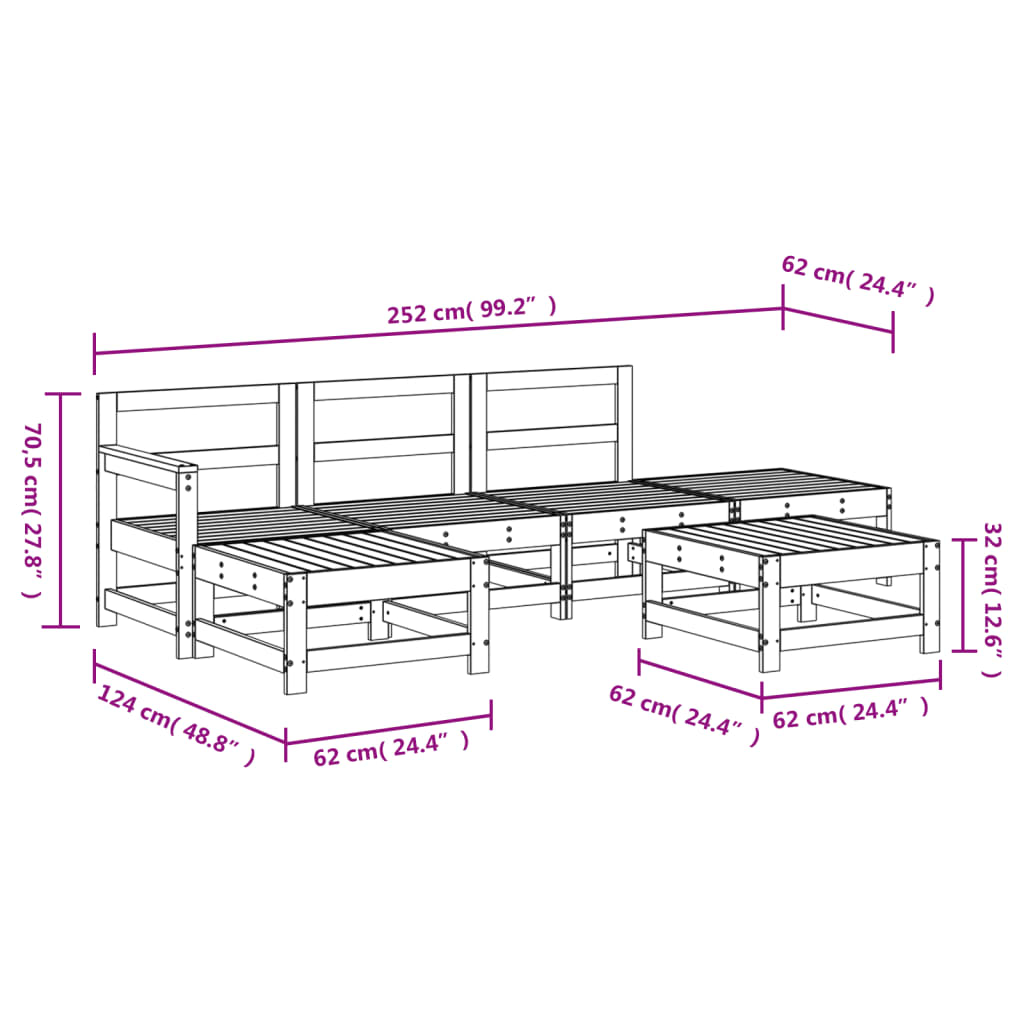 Hagesofagruppe 6 deler hvit heltre furu