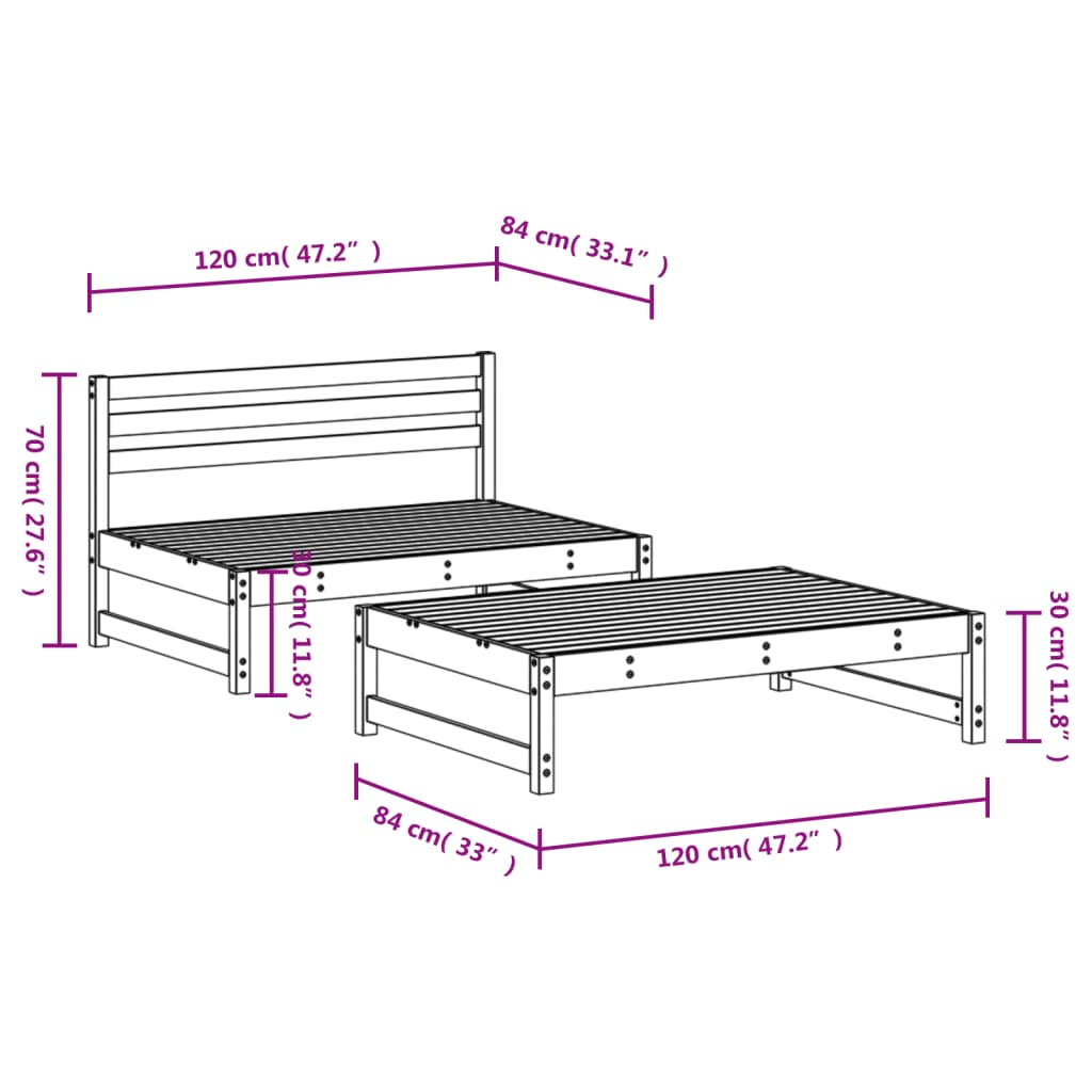 Hagesofagruppe 2 deler hvit heltre furu