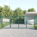 Hageport med netting grønn 350x125 cm galvanisert stål