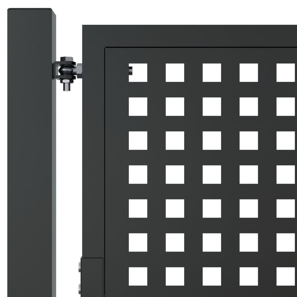 Hageport antrasitt 100x200 cm stål