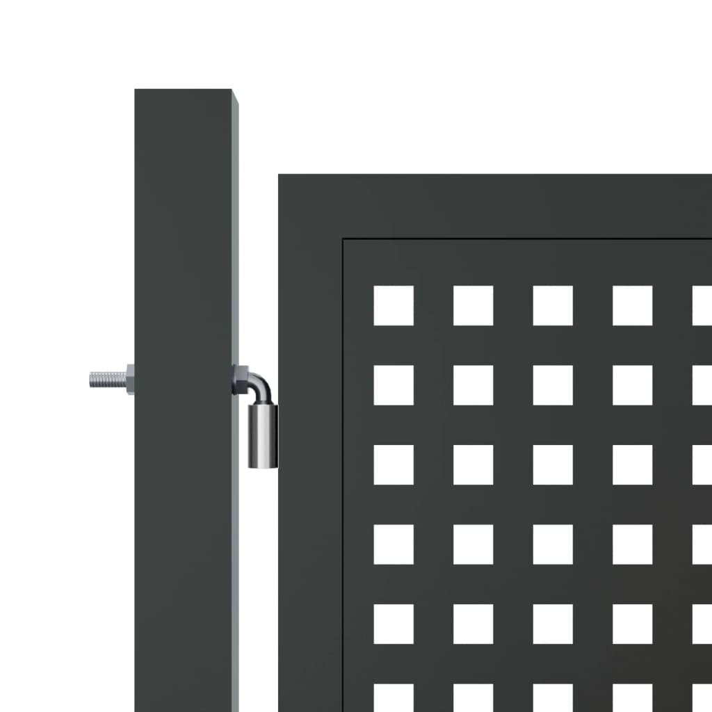Hageport antrasitt 300x175 cm stål