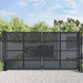 Hageport antrasitt 400x175 cm stål