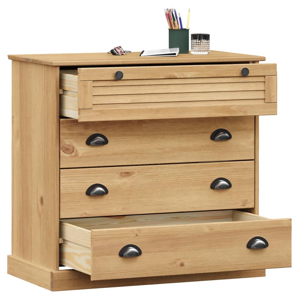 Kommode VIGO 80x40x76 cm heltre furu
