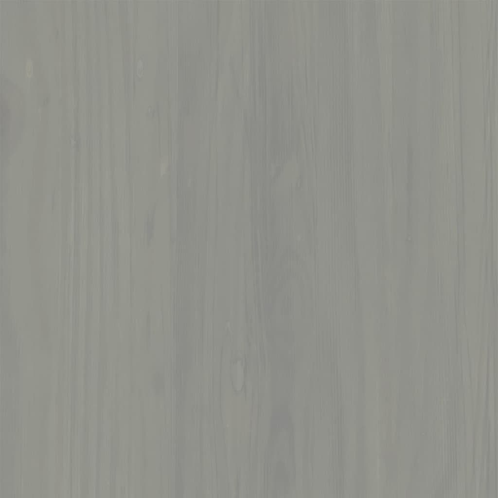 Kommode VIGO grå 80x40x76 cm heltre furu