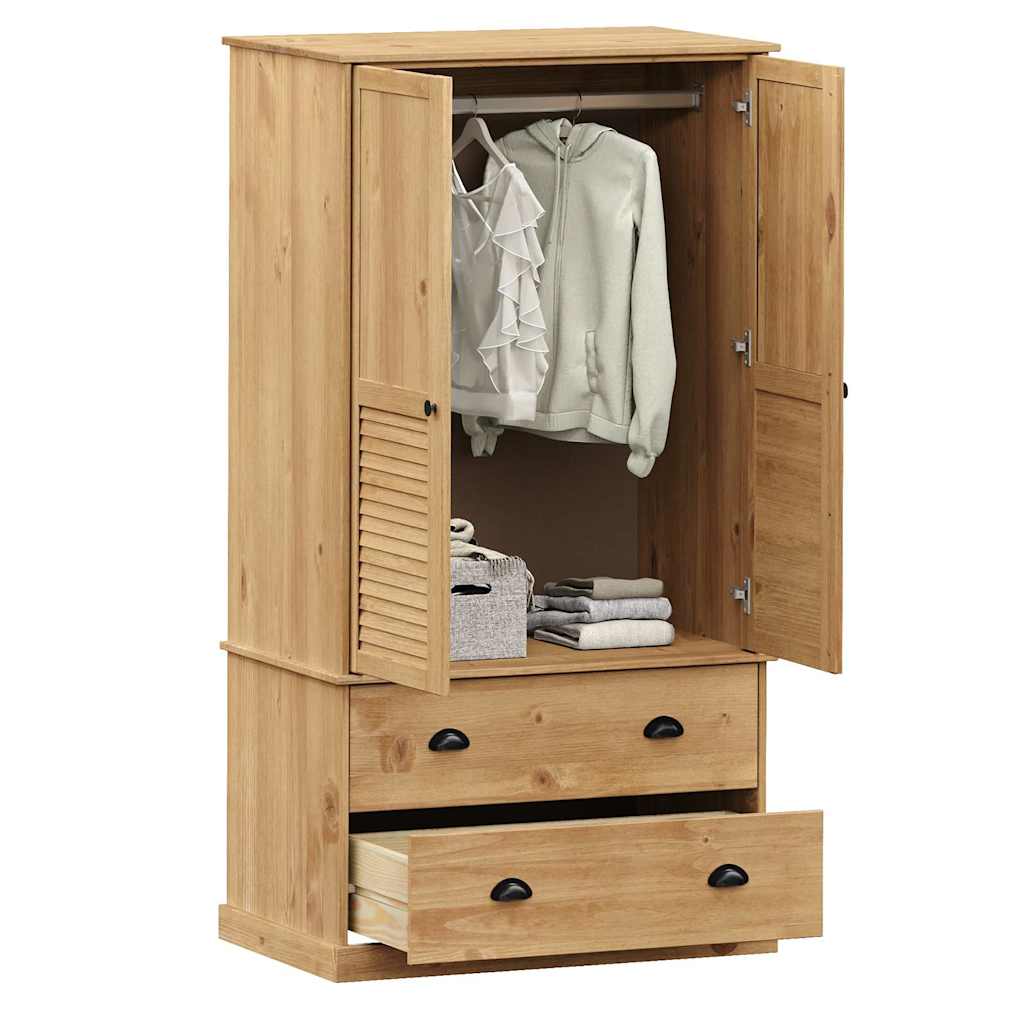 Garderobe VIGO 90x55x170 cm heltre furu