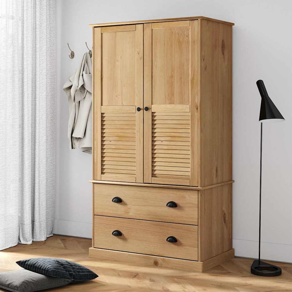 Garderobe VIGO 90x55x170 cm heltre furu