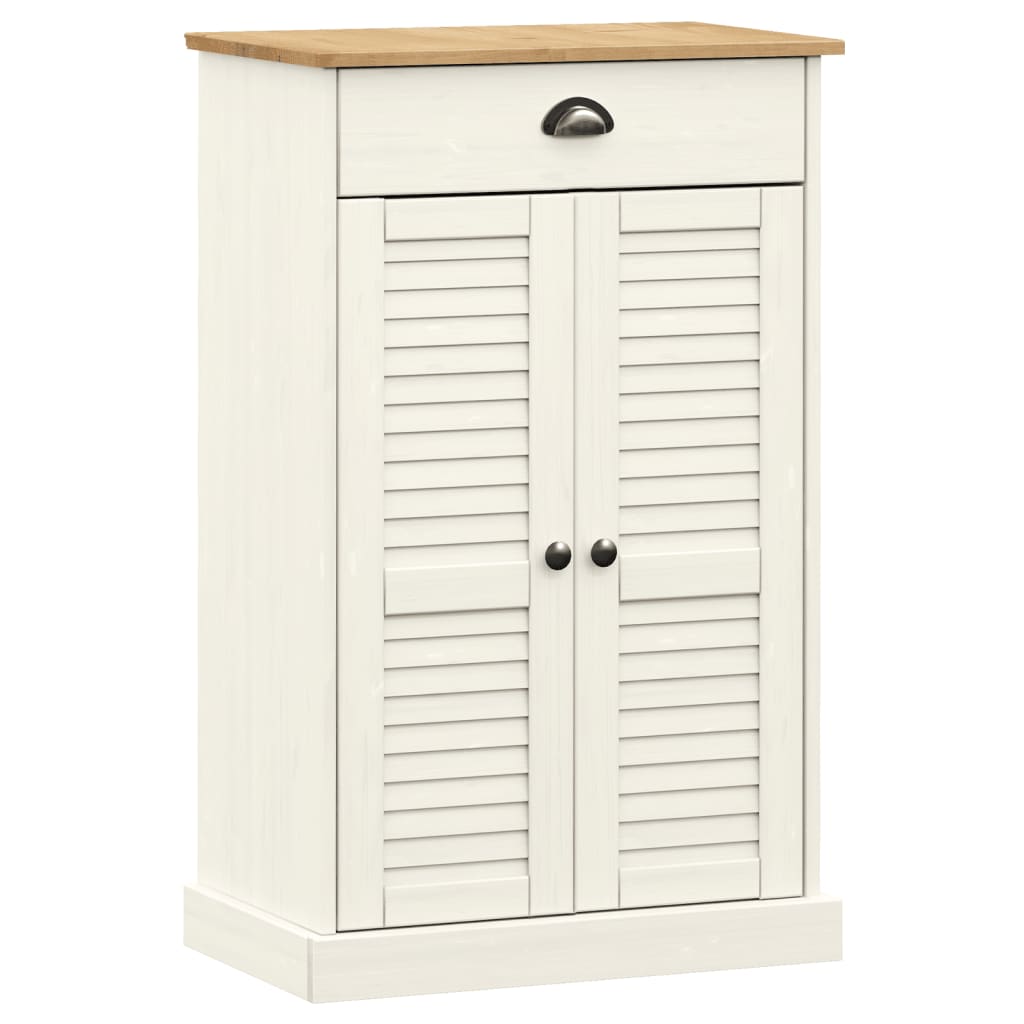 Skoskap VIGO hvit 60x35x96 cm heltre furu