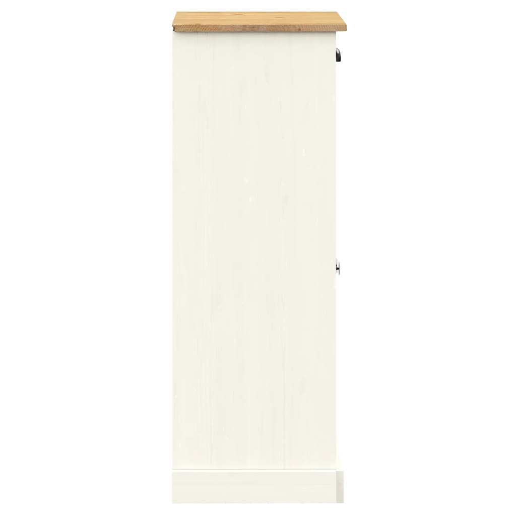 Skoskap VIGO hvit 60x35x96 cm heltre furu