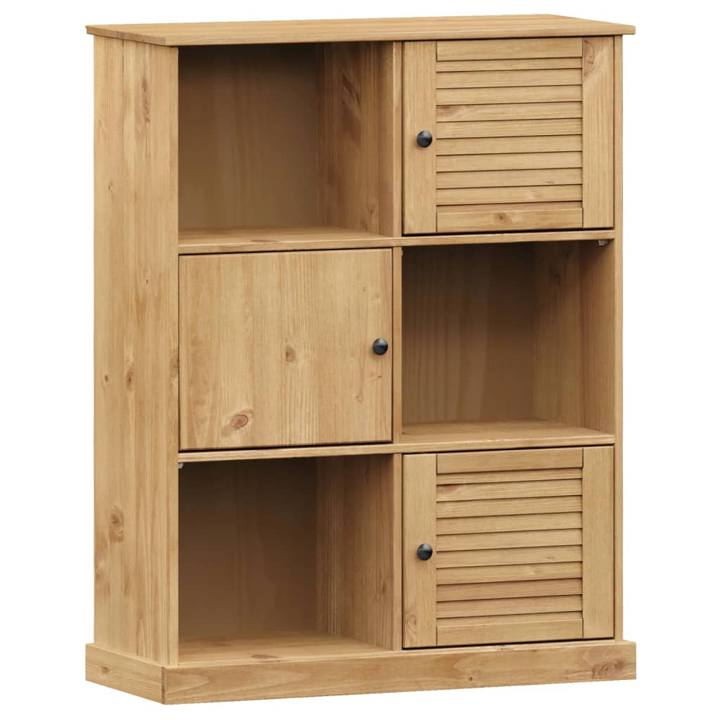 Bokhylle VIGO 90x35x114,5 cm heltre furu vidaXL
